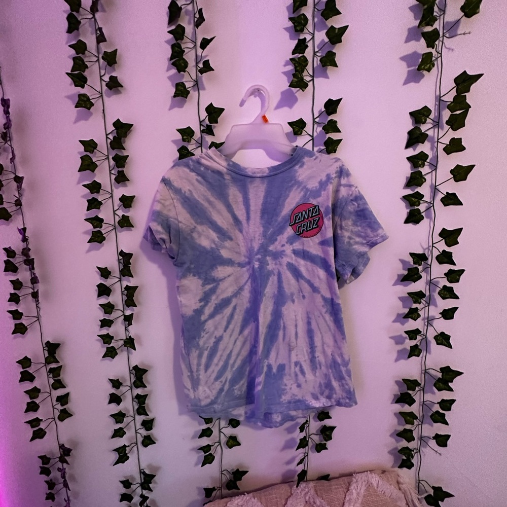 Tye dye Santa Cruz t shirt size medium